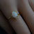 Vintage-style Crystal Opal Ring