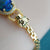 Dainty Sterling silver natural australian opal bracelet 10x14mm-Vsabel Jewellery