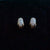 Elegant 18K Gold Australian Opal Stud Earrings