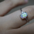 Stunning Australian Crystal Opal Ring-Vsabel Jewellery