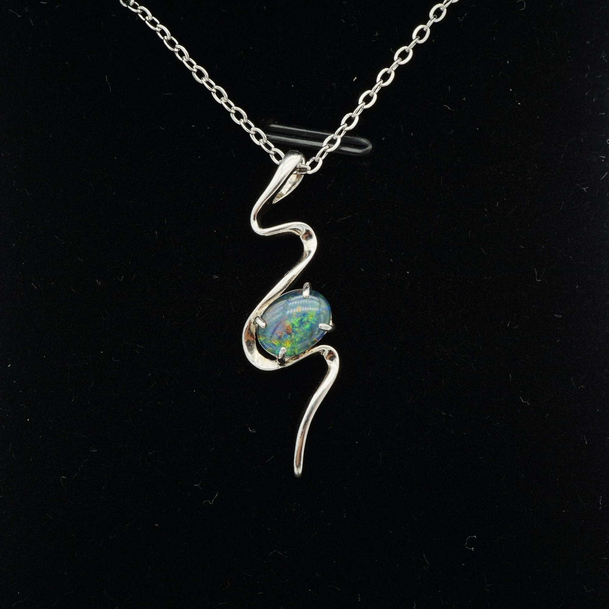 Simple Opal Necklace