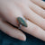 Verdant rapids australian boulder opal ring in 925 sterling silver-Vsabel Jewellery