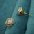 Genuine White Hola Opal Studs-Vsabel Jewellery