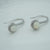 Dangle Halo White Opal Earrings - October Birthstone Beauty
