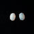 Exquisite 18k Opal Earring Studs - Wedding Jewelry-Vsabel Jewellery