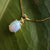 New genuine ethiopian opal necklace, beautiful opal pendant, october birthstone, opal jewelry, opal pendant, dainty necklace, best gradution-Vsabel Jewellery