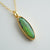 Rainbow Aura solid australian black opal necklace 14k solid gold, genuine black australian opal necklace, black opal, gift for her birthday-Vsabel Jewellery