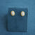 Halo White Opal Earring Studs - Radiant Elegance