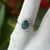 Genuine Australian Blue Opal Ring - Sterling Silver, 7x9mm-Vsabel Jewellery