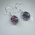 Unique rainbow triplet dangle opal earrings, australian natural triplet opal earrings, gemstone earrings, wedding jewelry, 8x10mm-Vsabel Jewellery