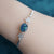 Stunning silver natural australian opal bracelet, 10x8 opal bracelet, rainbown opal bracelet-Vsabel Jewellery