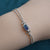 Rainbow sterling silver natural australian opal bracelet, opal bracelet, rainbown opal bracelet, 6x4mm-Vsabel Jewellery