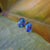 Elegant 18k White Gold Opal Earring Studs - Natural Australian Triplet Opal-Vsabel Jewellery