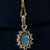 18k solid gold genuine australian solid opal necklace, dainty opal jewellery, crystal opal necklace, october birthstone, bridesmaid-Vsabel Jewellery