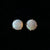 Exquisite 18k Yellow Gold Crystal Opal Earring Studs-Vsabel Jewellery