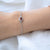 Dainty Garnet Bracelet, Garnet January Birthstone, Garnet Bracelet, Bridesmaid Bracelet, Simple Garnet Bracelet, 925 Sterling Silver