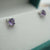Dainty Natural Amethyst Earring Studs in 925 Sterling Silver, Genuine Purple Amethyst Crystal Stud Earrings, Semi Precious Gemstone
